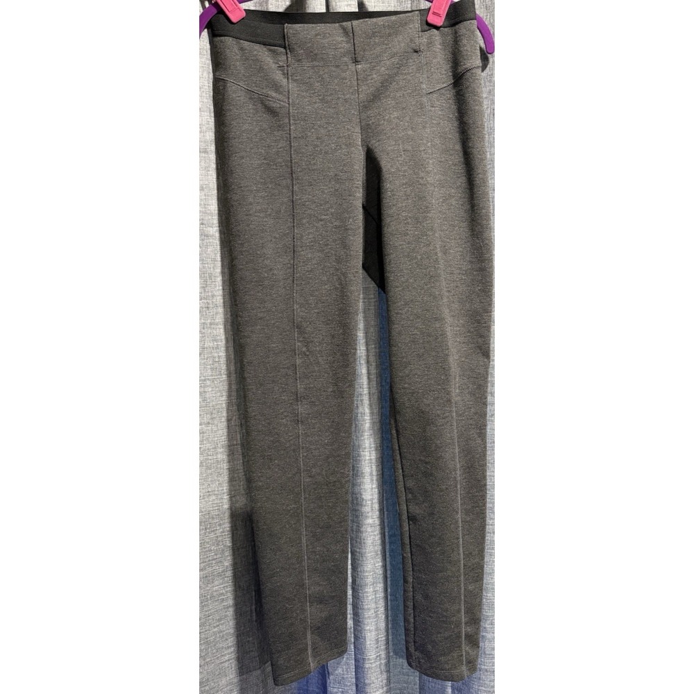 Vera Wang Simply Vera Women's M Grey Workout Yoga Legging Stretch Pants Comfort